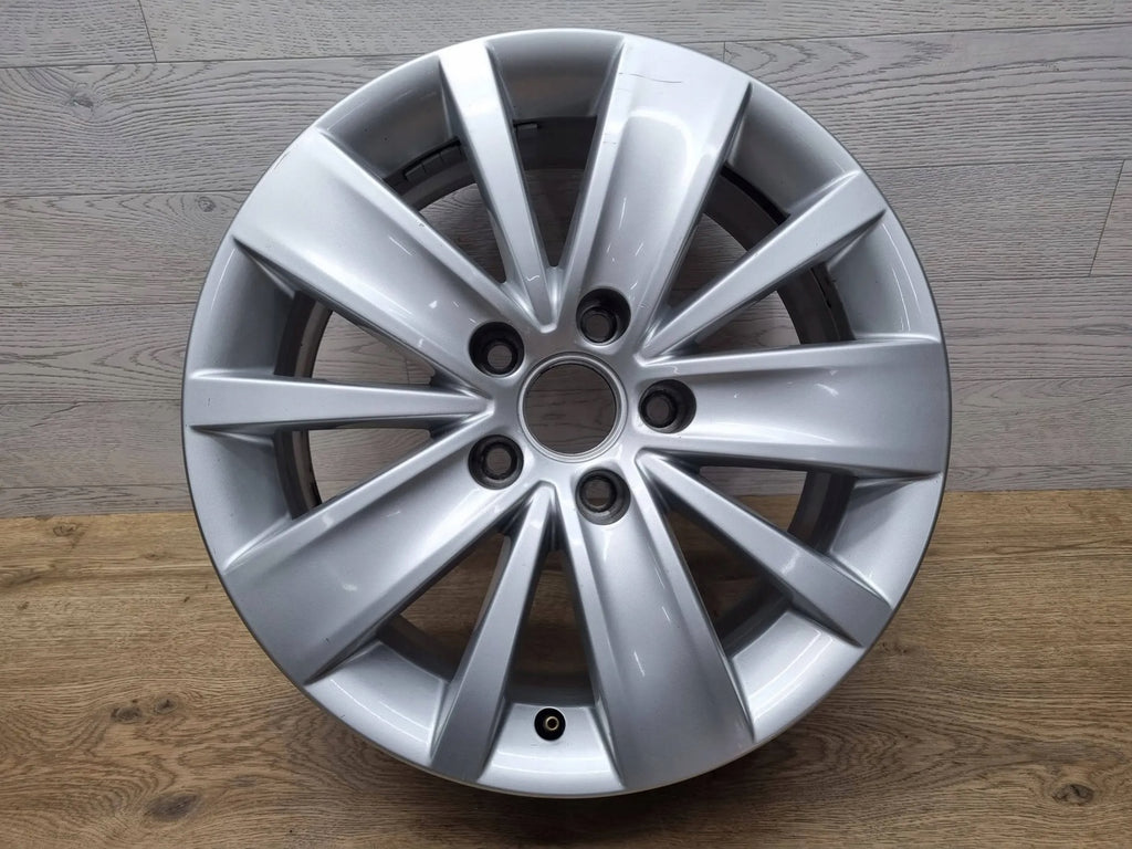 1x Alufelge 16 Zoll 6.5" 5x112 30ET 7N0601025K VW Sharan Rim Wheel