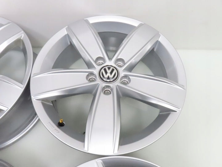 4x Alufelge 17 Zoll 6.5" 5x112 41ET Glanz Silber 3G0071497B VW Tiguan Golf I FEL7072206911fr