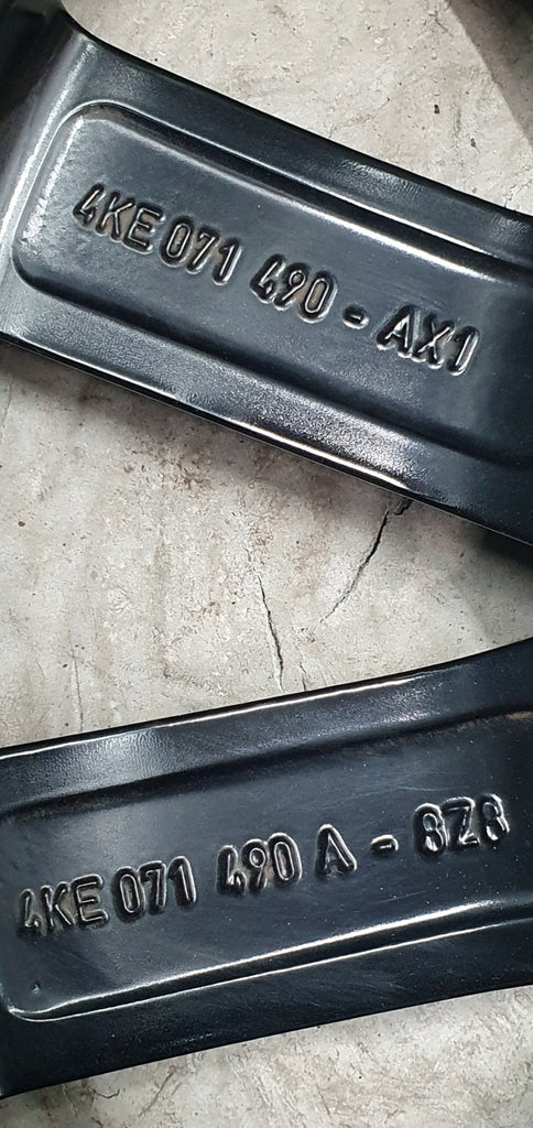 1x Alufelge 20 Zoll 9.0" 5x112 38ET Glanz Schwarz 4KE071490A Audi E-Tron Gea FEL8479517647nb