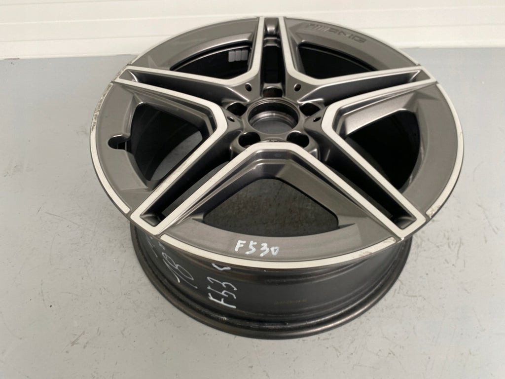 1x Alufelge 18 Zoll 7.5" 5x112 49ET Glanz Schwarz A1774011500 Mercedes-Benz Amg FEL7523647507vf