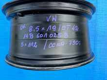 Load image into Gallery viewer, 1x Alufelge 19 Zoll 8.5" 5x112 42ET Glanz Schwarz 14B601025B VW I Rim Wheel FEL1325414325rb
