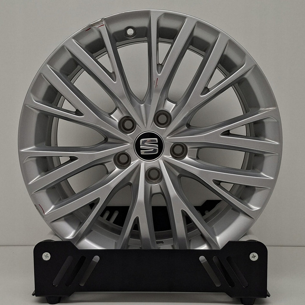 1x Alufelge 17 Zoll 7.5" 5x112 46ET Glanz Silber 5FA601025B Seat Leon Rim Wheel FEL3889020394nt