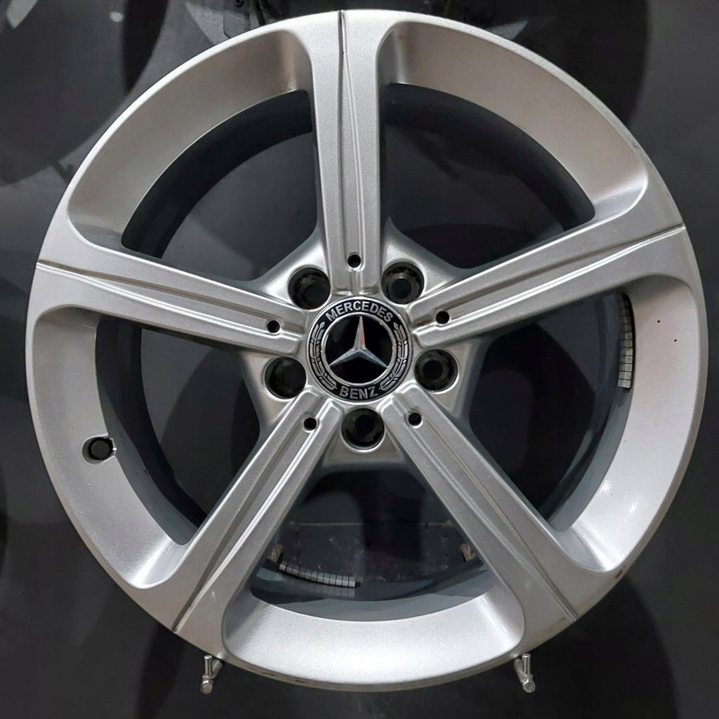 4x Alufelge 17 Zoll 6.5" 5x112 44ET Glanz Silber A1774011200 Mercedes-Benz W177 FEL2112653499yl