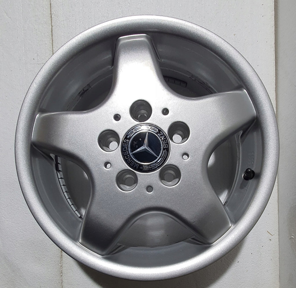 4x Alufelge 15 Zoll 5.5" 5x112 54ET Glanz Silber KBA45613 Rim Wheel FEL9707124217fl