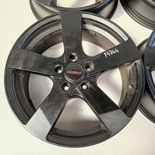 Laden Sie das Bild in den Galerie-Viewer, 4x Alufelge 17 Zoll 7.0" 5x112 48ET Glanz Schwarz Audi I Rim Wheel FEL7708140142wv