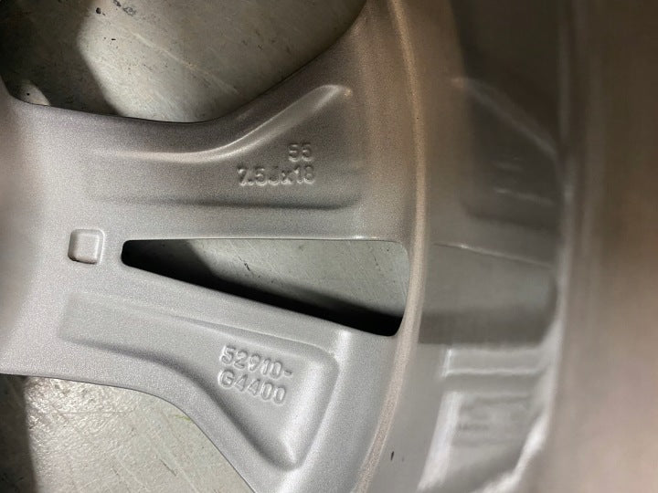 1x Alufelge 18 Zoll 7.5" 5x114.3 55ET 52910-G4400 Hyundai I30 Rim Wheel FEL7299152310qg