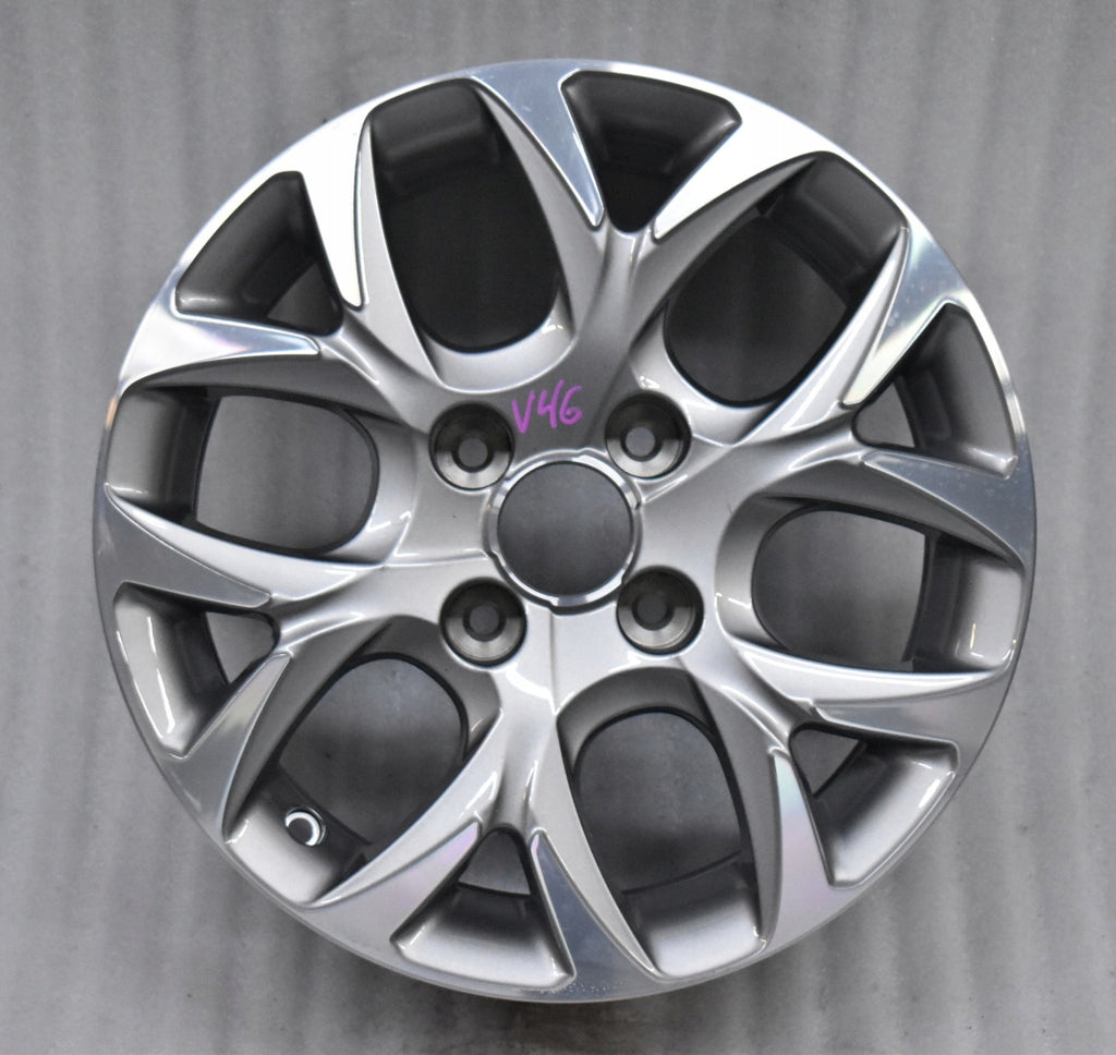 1x Alufelge 15 Zoll 6.0" 4x108 23ET 9673773877 Citroën C3 Picasso Mg Rim Wheel FEL6452145880pw