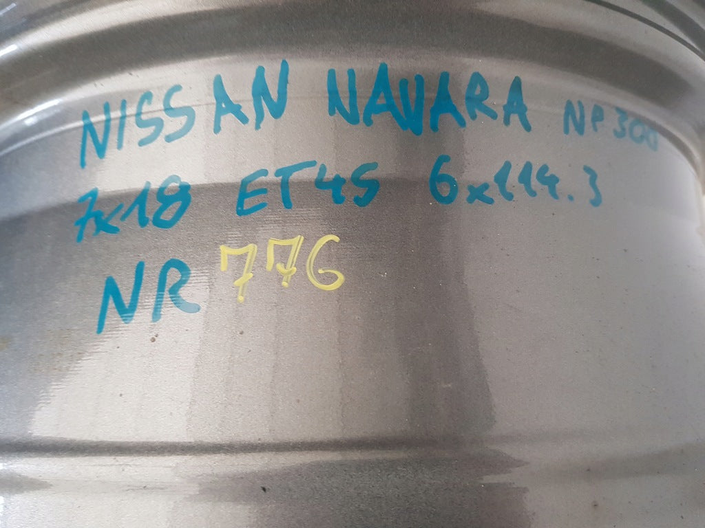 1x Alufelge 18 Zoll 7.0" 6x114.3 45ET KE409-4K300 Nissan Np300 Navara Rim Wheel FEL6074754733kg