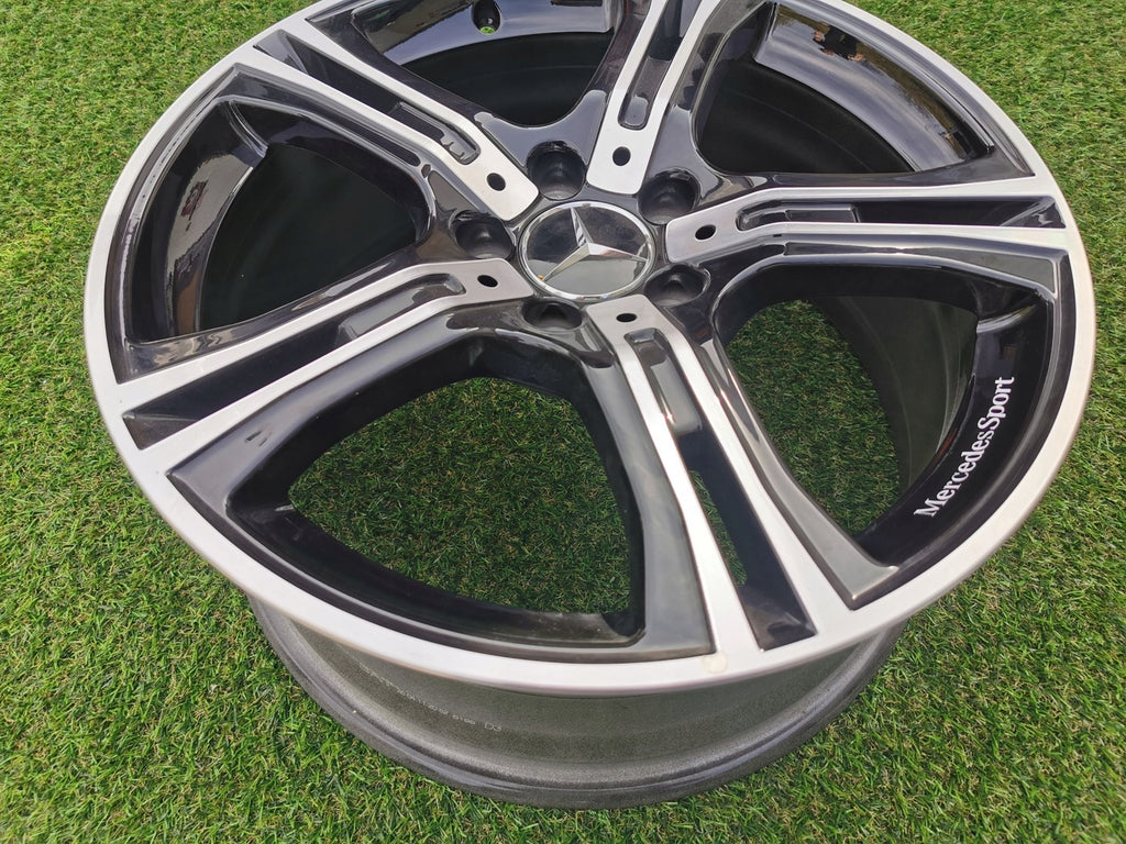 1x Alufelge 18 Zoll 8.0" 5x112 45ET Glanz Silber A2074011602 Mercedes-Benz W213