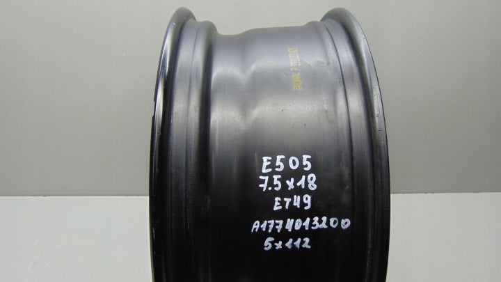 1x Alufelge 18 Zoll 7.5" 5x112 49ET Glanz Schwarz A1774013200 Mercedes-Benz W177 FEL1120184902ir