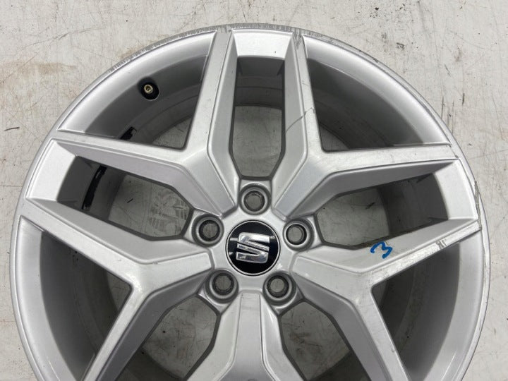 1x Alufelge 17 Zoll 7.0" 5x100 51ET Glanz Silber 6F0601025C Seat Ibiza I V FEL9046205134at