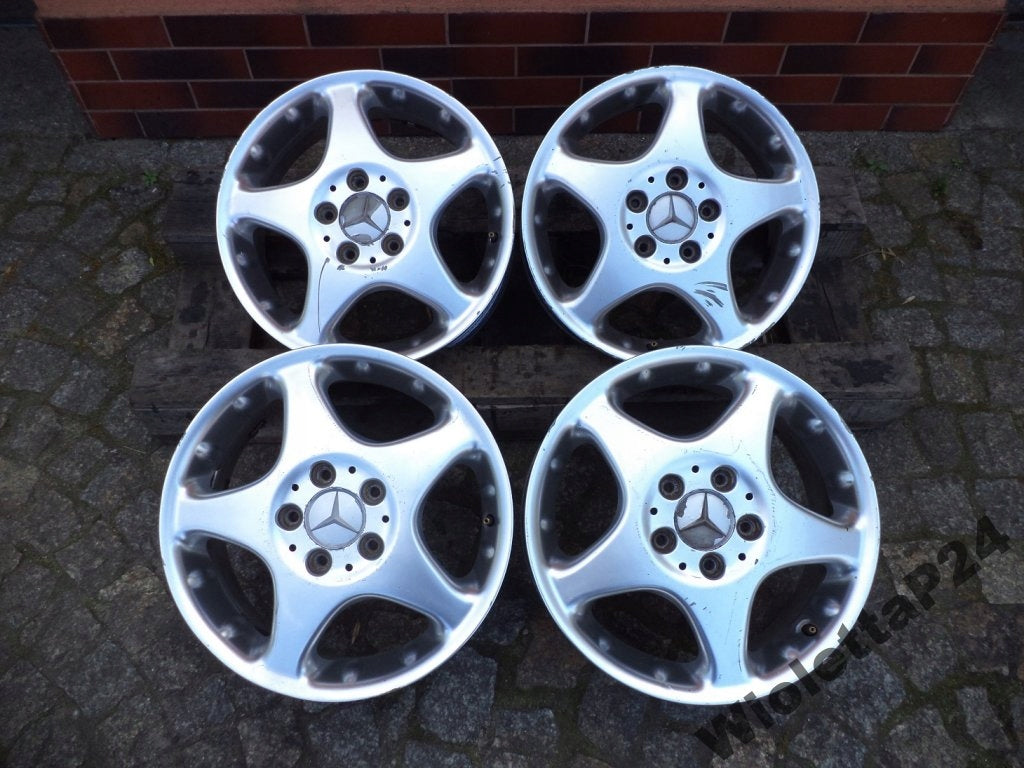 4x Alufelge 16 Zoll 6.5" 5x112 56ET Mercedes-Benz Rim Wheel