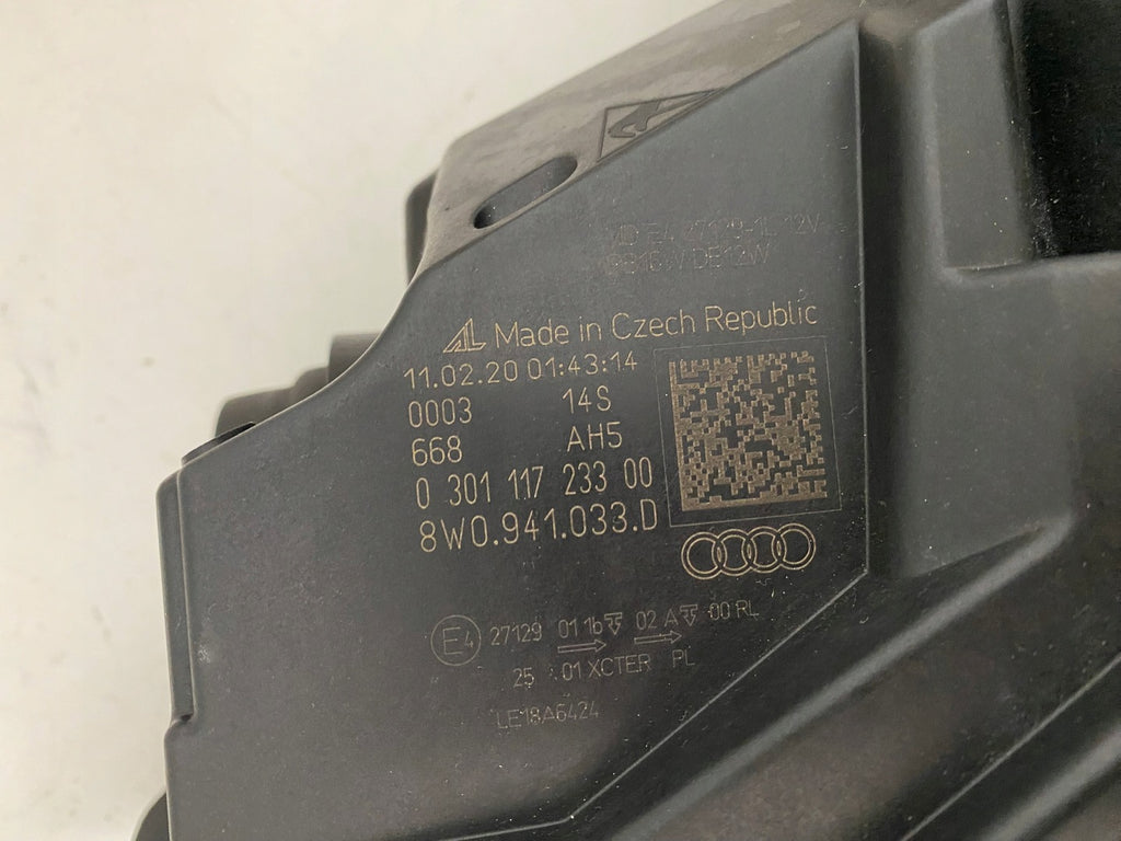 Frontscheinwerfer Audi A4 B9 8W0941033D 8W0941034D LED Ein Satz Headlight