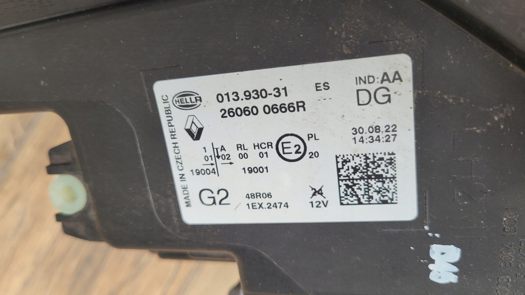Frontscheinwerfer Renault Captur II 260600666R LED Links Scheinwerfer Headlight SCH2004970778ko