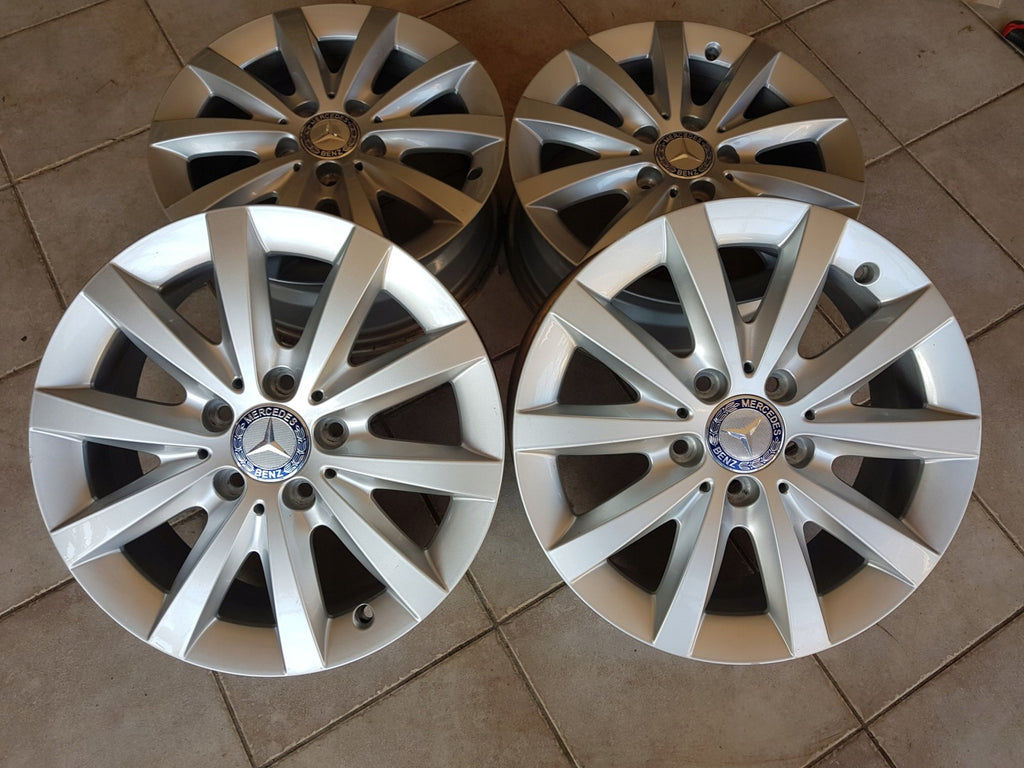 4x Alufelge 16 Zoll 6.5" 5x112 49ET A2464010202 Mercedes-Benz W245 W169 FEL1375381990sd