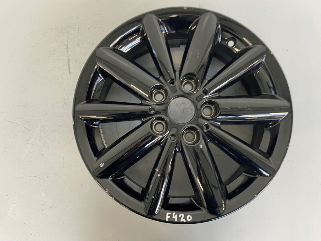 1x Alufelge 16 Zoll 5.5" 5x112 46ET Glanz Schwarz 6866674 Mini F57 F56 F55 FEL6504851283ch