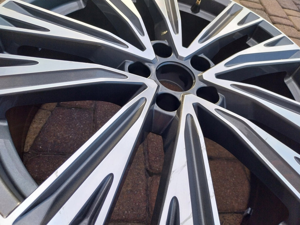 1x Alufelge 20 Zoll 8.5" 5x112 43ET Graphit 4K0601025J Audi A6 C8 Rim Wheel FEL9466359277zl
