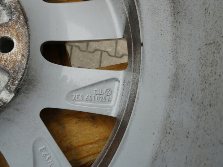 4x Alufelge 16 Zoll 6.5" 5x120 51ET Glanz Silber 7E0601025N VW T6 T5 Rim Wheel FEL8615846453gi