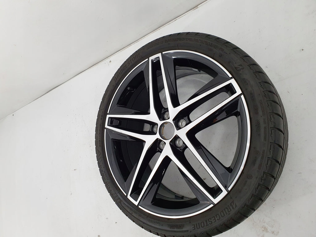 1x Alufelge 18 Zoll 7.0" 5x100 51ET Glanz Schwarz 6F0601025E Seat Ibiza I FEL7725598613ez