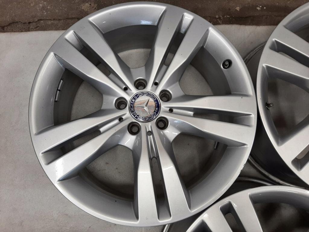 4x Alufelge 19 Zoll 8.0" 5x112 56ET Glanz Silber A1664010702 Mercedes-Benz W166 FEL6769391456ng