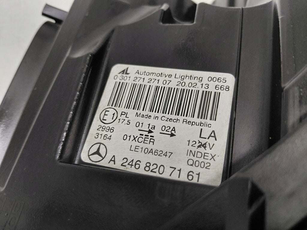 Frontscheinwerfer Mercedes-Benz W246 A2468207161 Links Scheinwerfer Headlight SCH6202556324lx