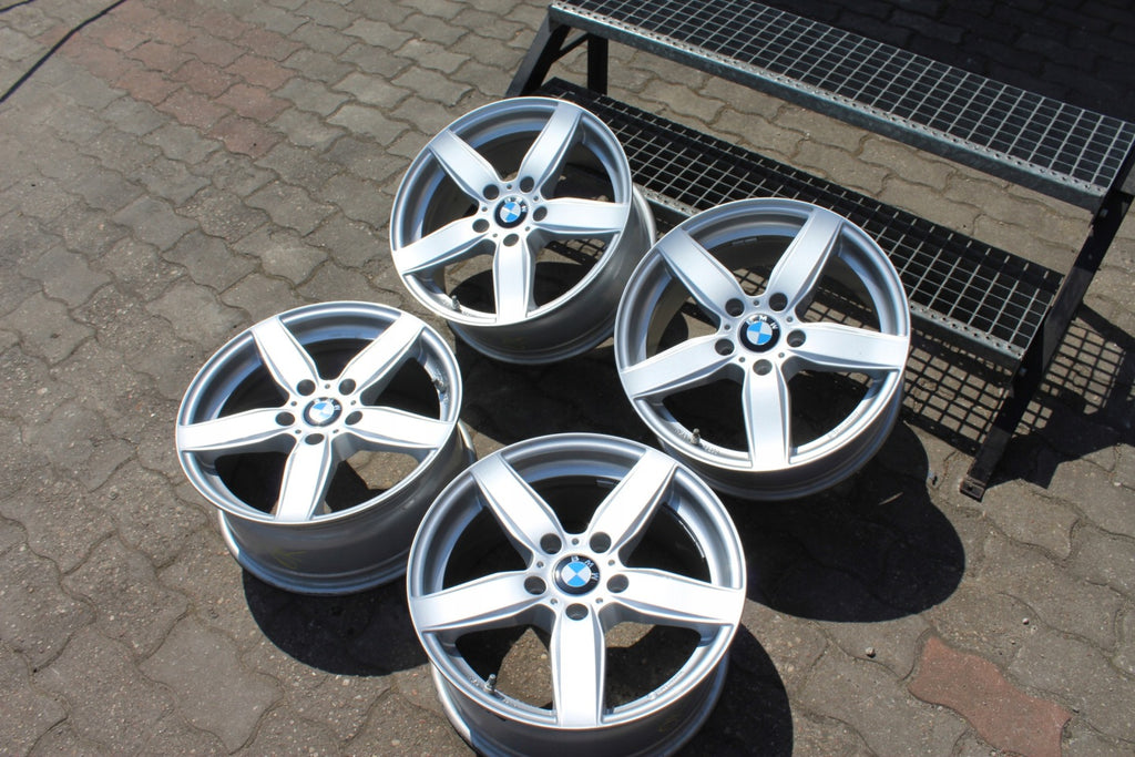 4x Alufelge 17 Zoll 7.5" 5x120 37ET Matt Silber KBA49260 BMW 3 F30 E90 Rim Wheel FEL9137102861qt