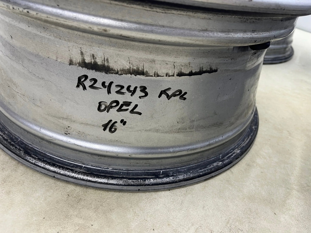 4x Alufelge 16 Zoll 6.5" 5x110 37ET 13116659 Opel Astra G Zafira B Meriva FEL2692770863sp