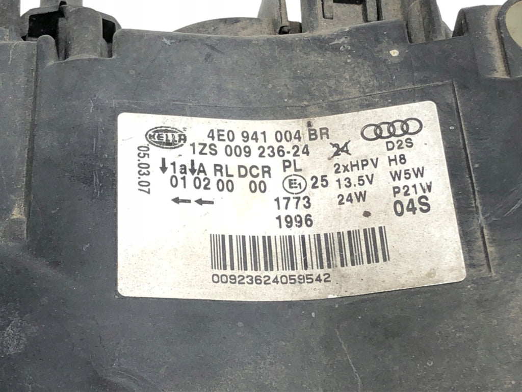 Frontscheinwerfer Audi A8 4E0941004 Ein Stück (Rechts oder Links) Headlight