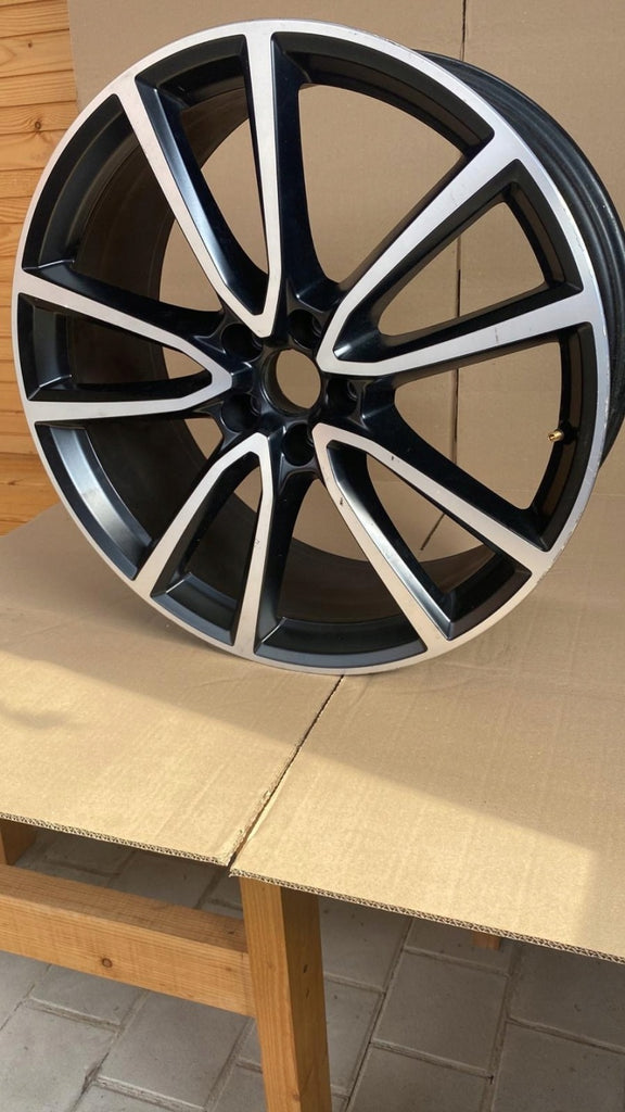 1x Alufelge 21 Zoll 8.5" 5x112 34ET Glanz Schwarz 80A601025BG Audi Q5 Rim Wheel FEL3022353536ur