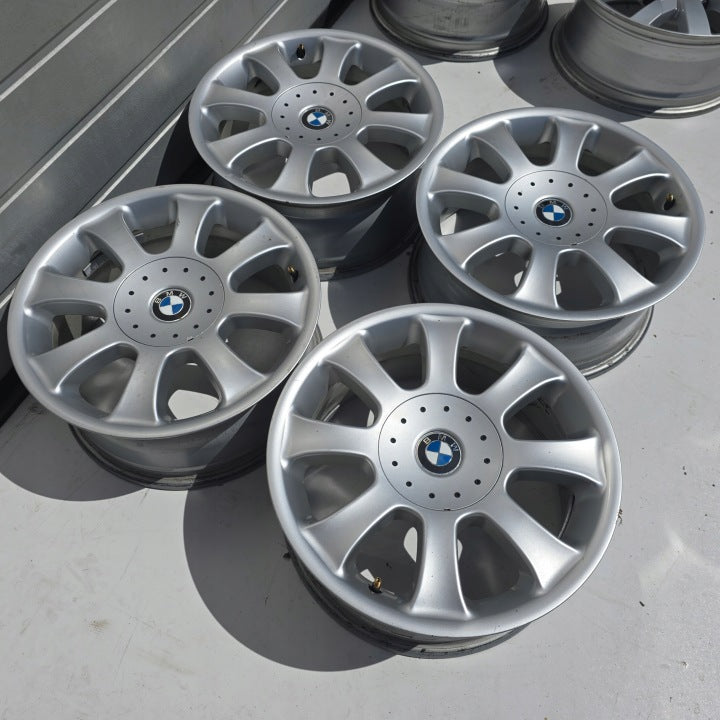 4x Alufelge 16 Zoll 7.0" 5x120 46ET Glanz Silber 1096232 BMW E36 Rim Wheel FEL2785910071gq