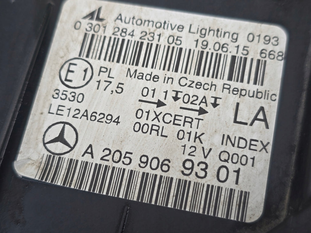 Frontscheinwerfer Mercedes-Benz W205 A2059069301 Links Scheinwerfer Headlight SCH5324154496wz