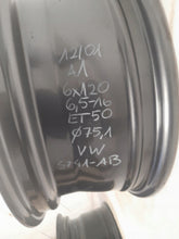 Load image into Gallery viewer, 1x Alufelge 16 Zoll 6.5" 6x120 50ET Glanz Graphit VW I Rim Wheel FEL6907682824bk