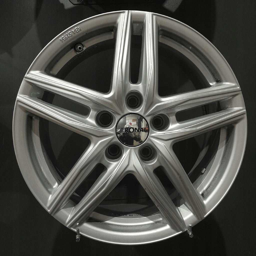 4x Alufelge 16 Zoll 6.5" 5x112 44ET Silber Mercedes-Benz W176 W177 Rim Wheel FEL3428601318md