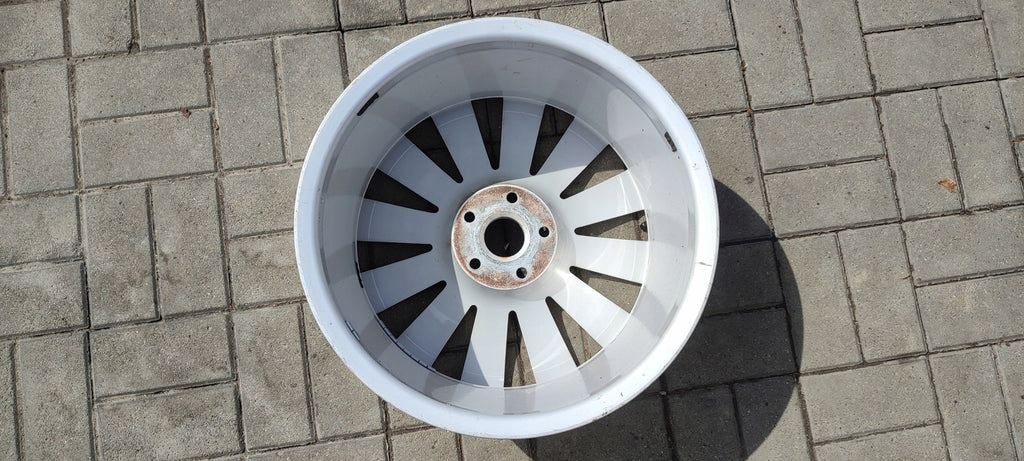 1x Alufelge 18 Zoll 8.0" 5x112 Glanz 4F0601025AA Audi Rim Wheel