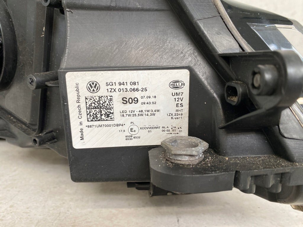 Frontscheinwerfer VW Golf VII I 5G1941081 LED Links Scheinwerfer Headlight SCH4411552375lt