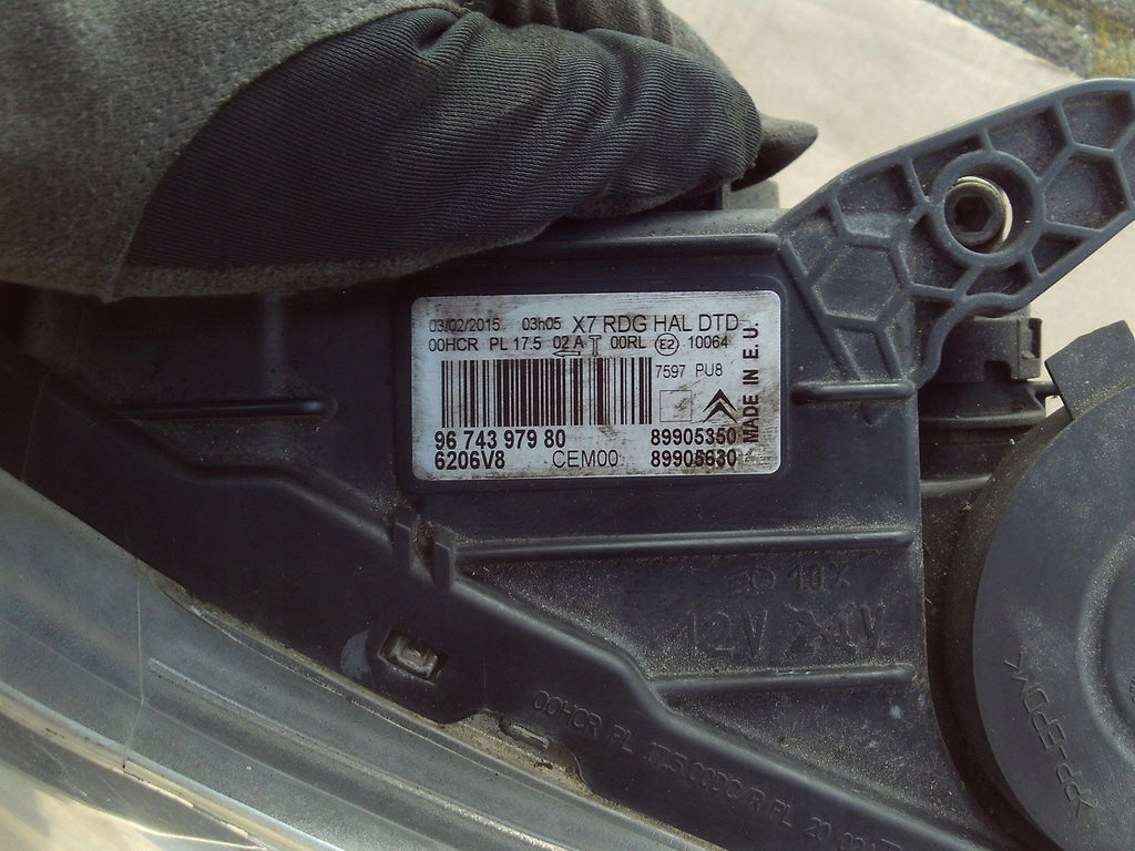 Frontscheinwerfer Citroën C5 89905350 Rechts Scheinwerfer Headlight