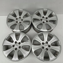 Laden Sie das Bild in den Galerie-Viewer, 4x Alufelge 17 Zoll 7.0" 5x110 39ET Glanz Silber Opel Zafira Meriva Rim Wheel FEL4511736960rs
