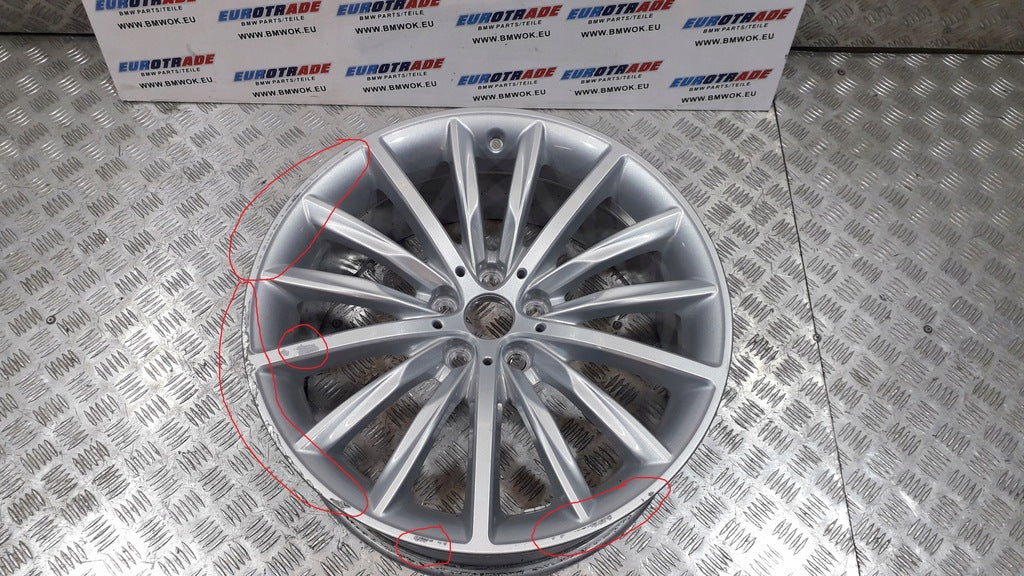 1x Alufelge 19 Zoll 8.0" 5x112 30ET 6863419 BMW G31 G30 Rim Wheel FEL3318516700qq