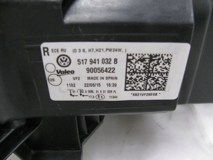 Frontscheinwerfer VW Golf Sportsvan 517941032B Xenon Rechts Headlight SCH4026284876vz