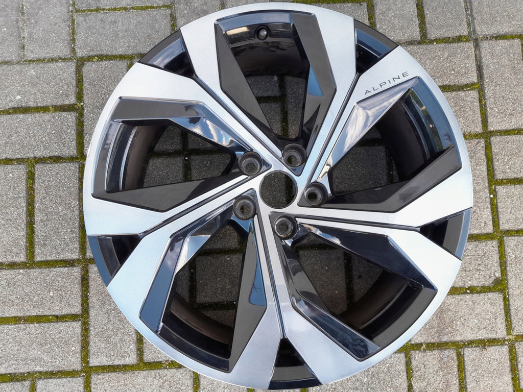 1x Alufelge 20 Zoll 8.0" 5x114.3 40ET Glanz Schwarz 403001493R Alpine I FEL9617370533kr
