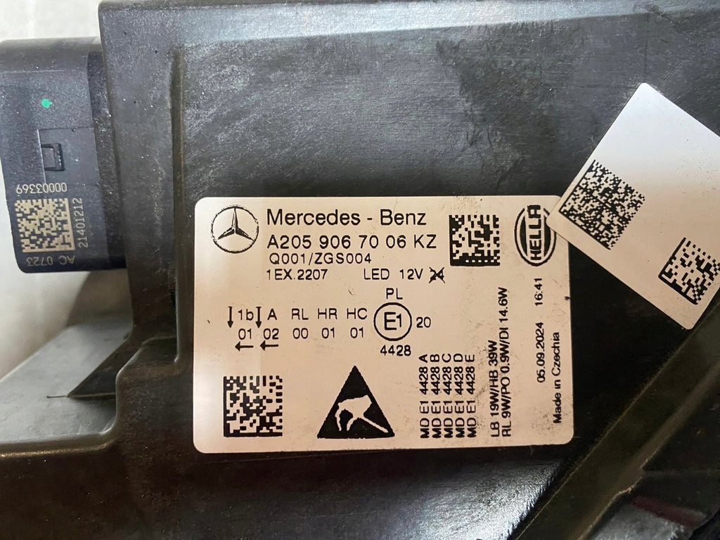 Frontscheinwerfer Mercedes-Benz W205 A2059067006 LED Rechts Headlight SCH3628380550rc