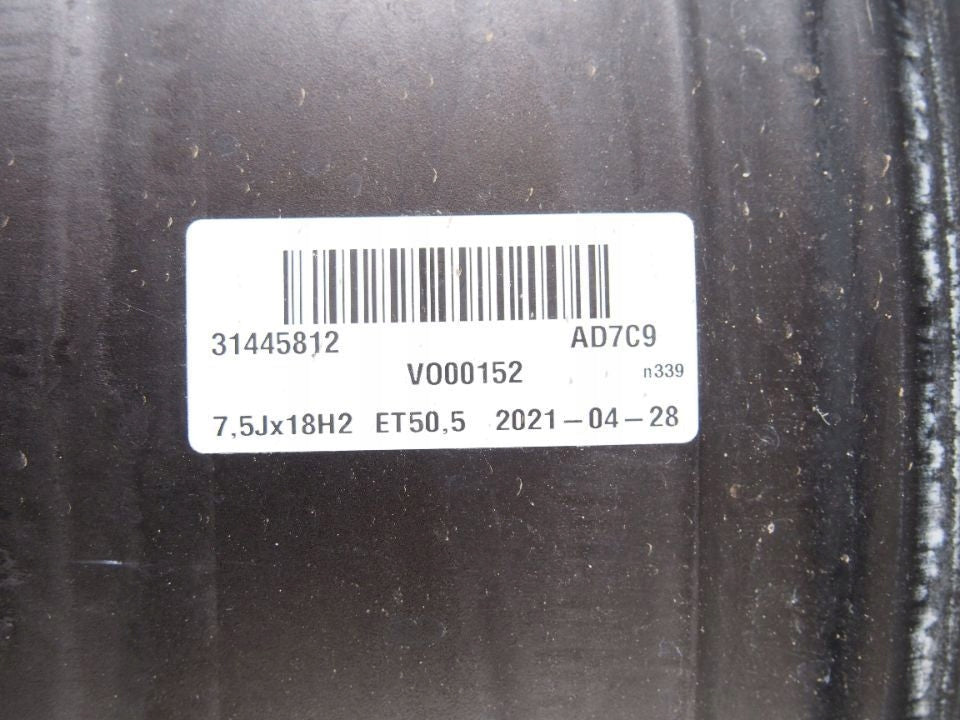 1x Alufelge 18 Zoll 7.5" 5x108 31445812 Volvo Xc40 Rim Wheel FEL3981920926gx