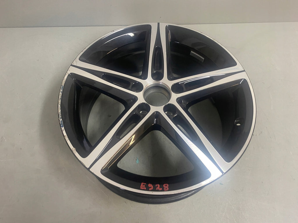 1x Alufelge 18 Zoll 7.5" 5x112 49ET Glanz Schwarz A1774010700 Mercedes-Benz