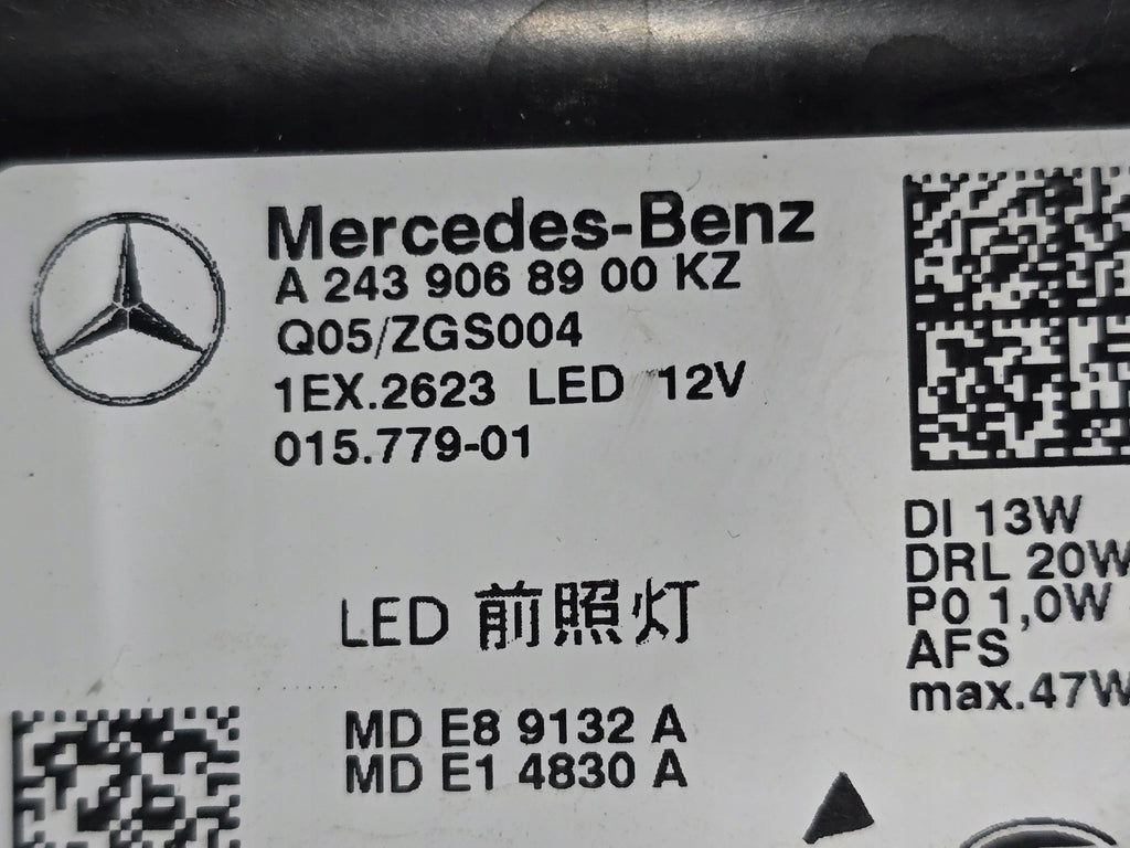 Frontscheinwerfer Mercedes-Benz Eqa A2439068900 Links Scheinwerfer Headlight SCH9106430050kb