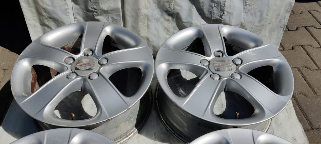 4x Alufelge 16 Zoll 6.5" 5x112 50ET 1M0601025N Seat Rim Wheel FEL6383904750os