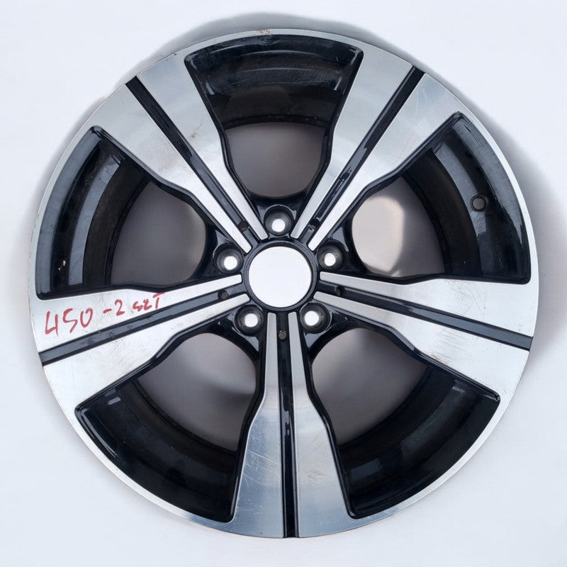 1x Alufelge 18 Zoll 8.0" 5x112 41ET Glanz Schwarz A2064014000 Mercedes-Benz W206