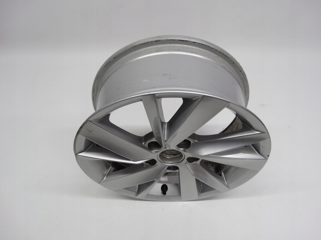 1x Alufelge 16 Zoll 6.5" 5x112 46ET Glanz Silber 5H0071496 VW Golf Viii