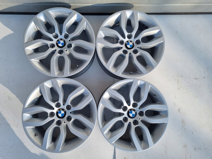 4x Alufelge 17 Zoll 7.5" 5x120 32ET Glanz Silber 6787576 BMW F25 Rim Wheel FEL2589935839hg