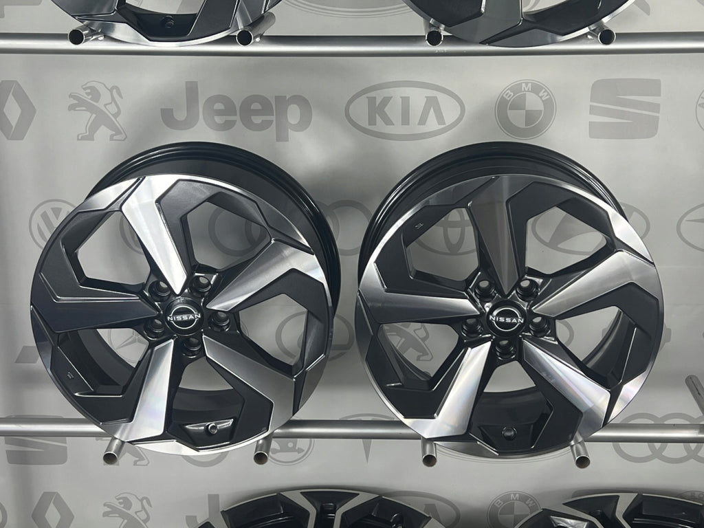 4x Alufelge 18 Zoll 7.5" 5x114.3 45ET Glanz Graphit Mg X Trail I Qashqai FEL2289578287jq