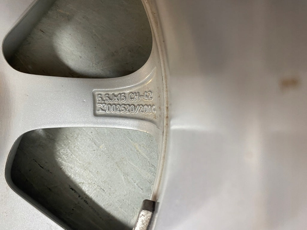 1x Alufelge 15 Zoll 5.5" 4x100 42ET A453401000 Smart Rim Wheel FEL8743653313cc